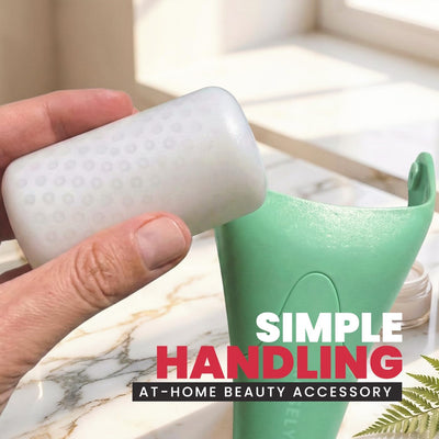 Gua Sha Facial Tools & Ice Roller for Face (Green)