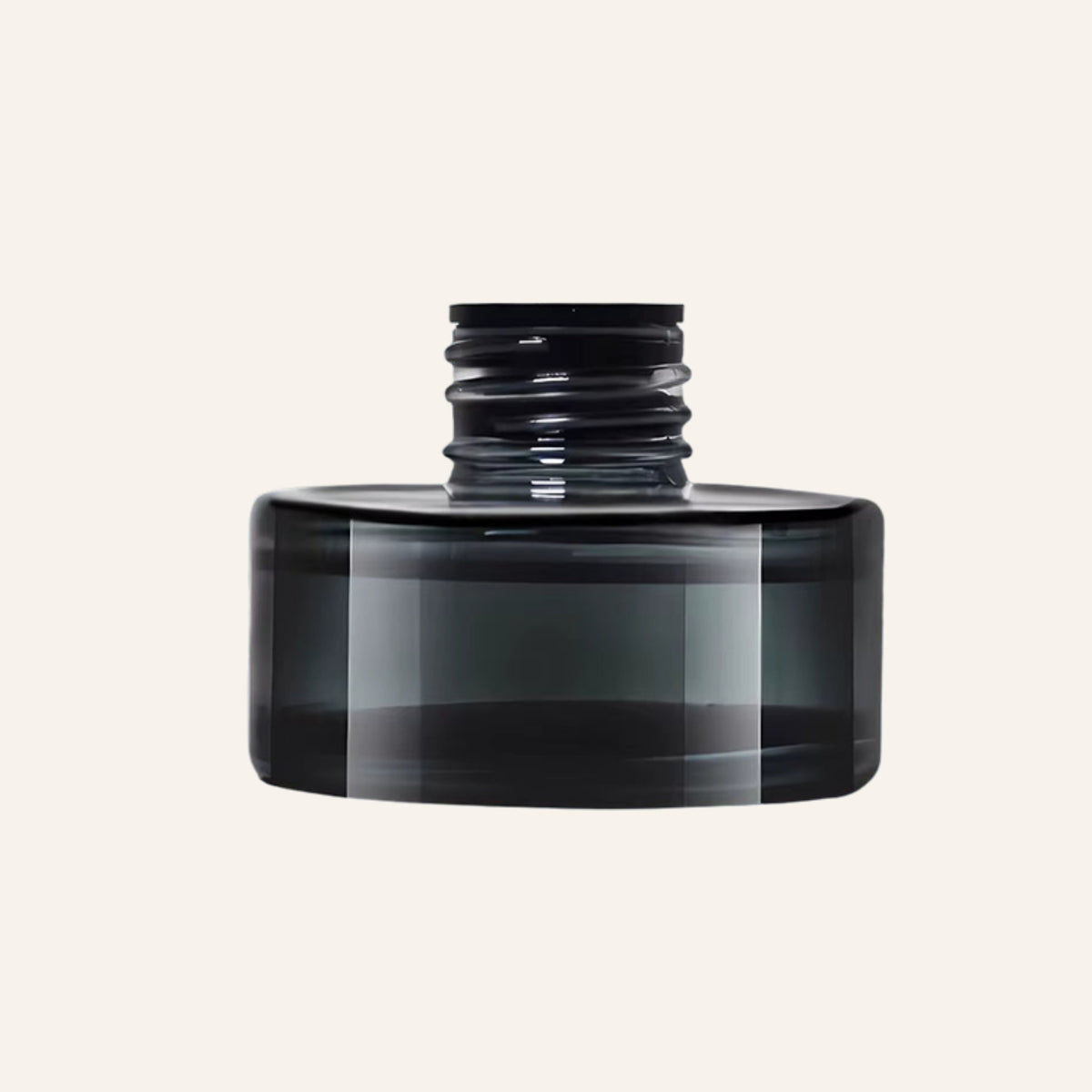 50ml dark glass scent refill bottle for the robot car diffuser on an ivory background