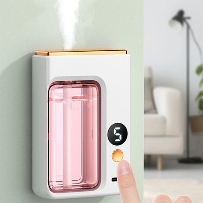 Aroma diffuser with scent oil bottle