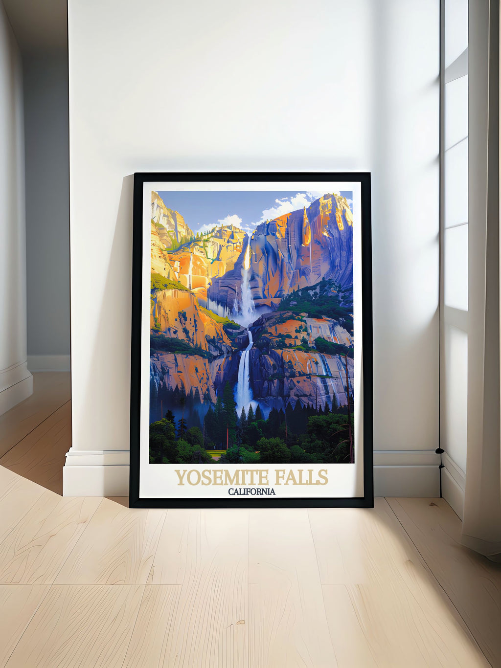 Yosemite Falls   Art  - California  Decor - California  Home Decor
