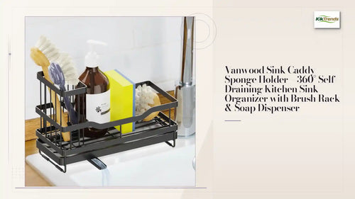 Sink Caddy ad video with details, and a slideshow.