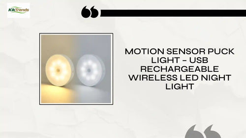 Motion Sensor Puck Light ad video