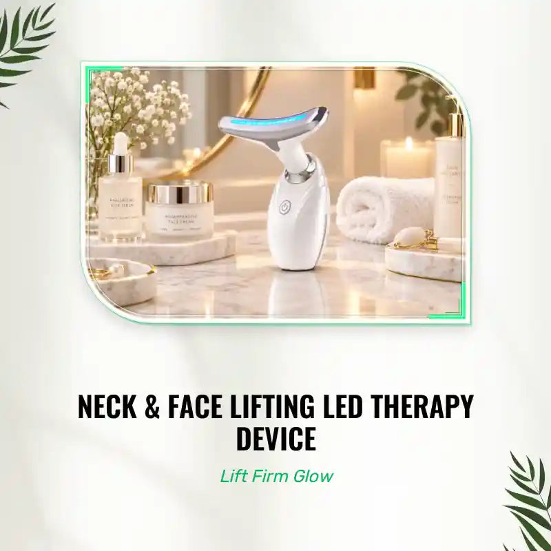 Neck &amp; Face Lifting LED Therapy Device ad video